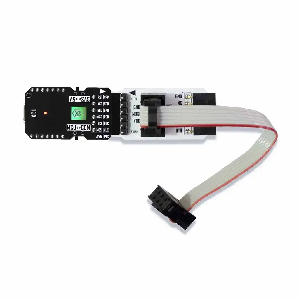 PROGRAMADOR XCU PARA PICs AVRs UART CON ADAPTADORES ZIF ICSP MICROSIDE 03.webp