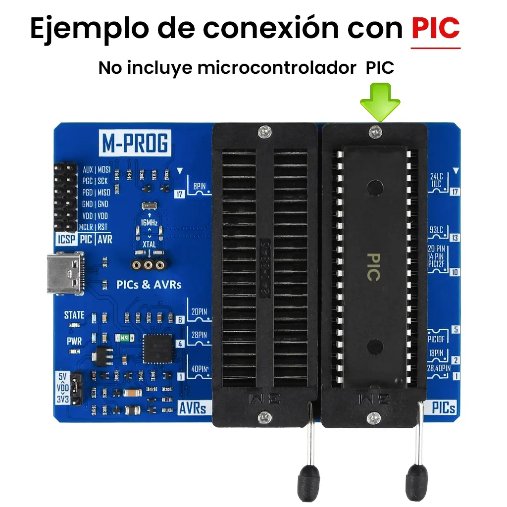 PROGRAMADORModelo M-PROG Ejemplo de conexion con PIC.webp