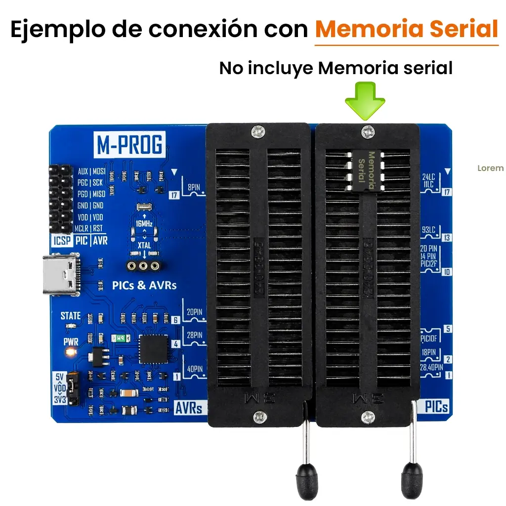 PROGRAMADOR para PICs y AVRs MODELO M-PROG MICROISDE 06.webp