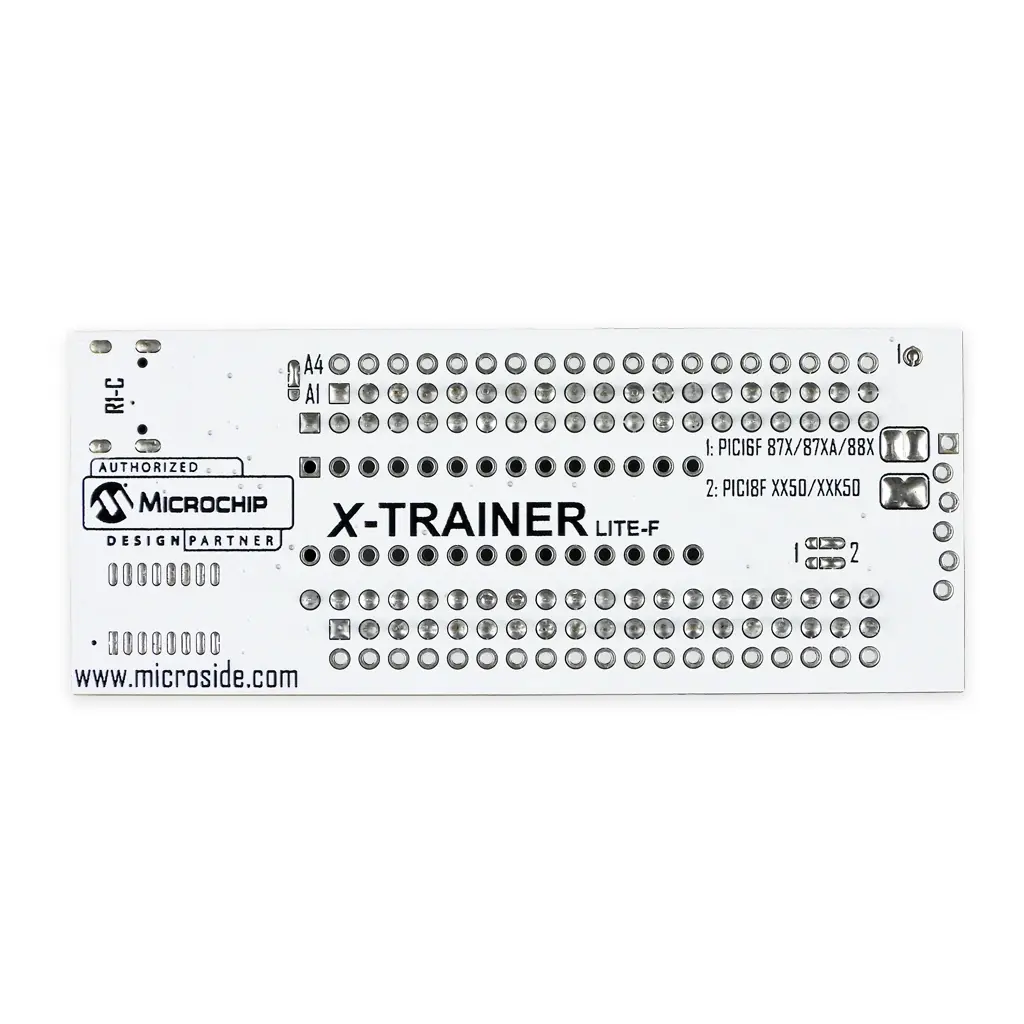 TARJETA DE DESARROLLO X-TRAINER LITE F PIC18F45K50 MICROSIDE 02.webp