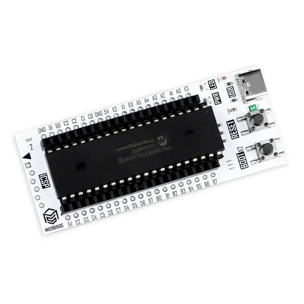 TARJETA DE DESARROLLO X-TRAINER LITE F PIC16F877A MICROSIDE 03 .webp
