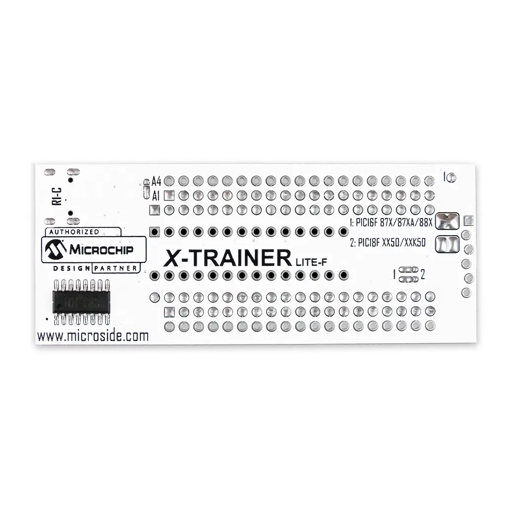 TARJETA DE DESARROLLO X-TRAINER LITE F PIC16F877A MICROSIDE 02 .webp