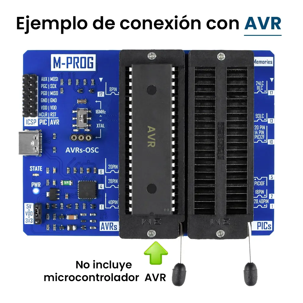 PROGRAMADOR para PICs y AVRs MODELO M-PROG MICROISDE 05.webp