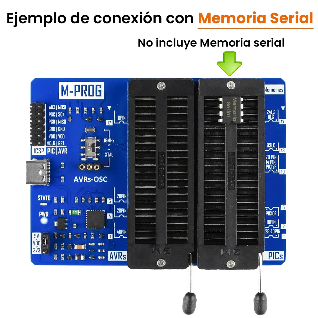 PROGRAMADOR para PICs y AVRs MODELO M-PROG MICROISDE 06.webp