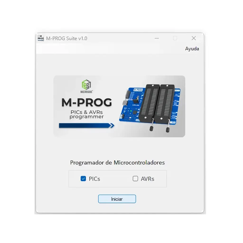 SOFTWARE  M-PROG para Programar PICs y AVRs  MICROISDE.webp