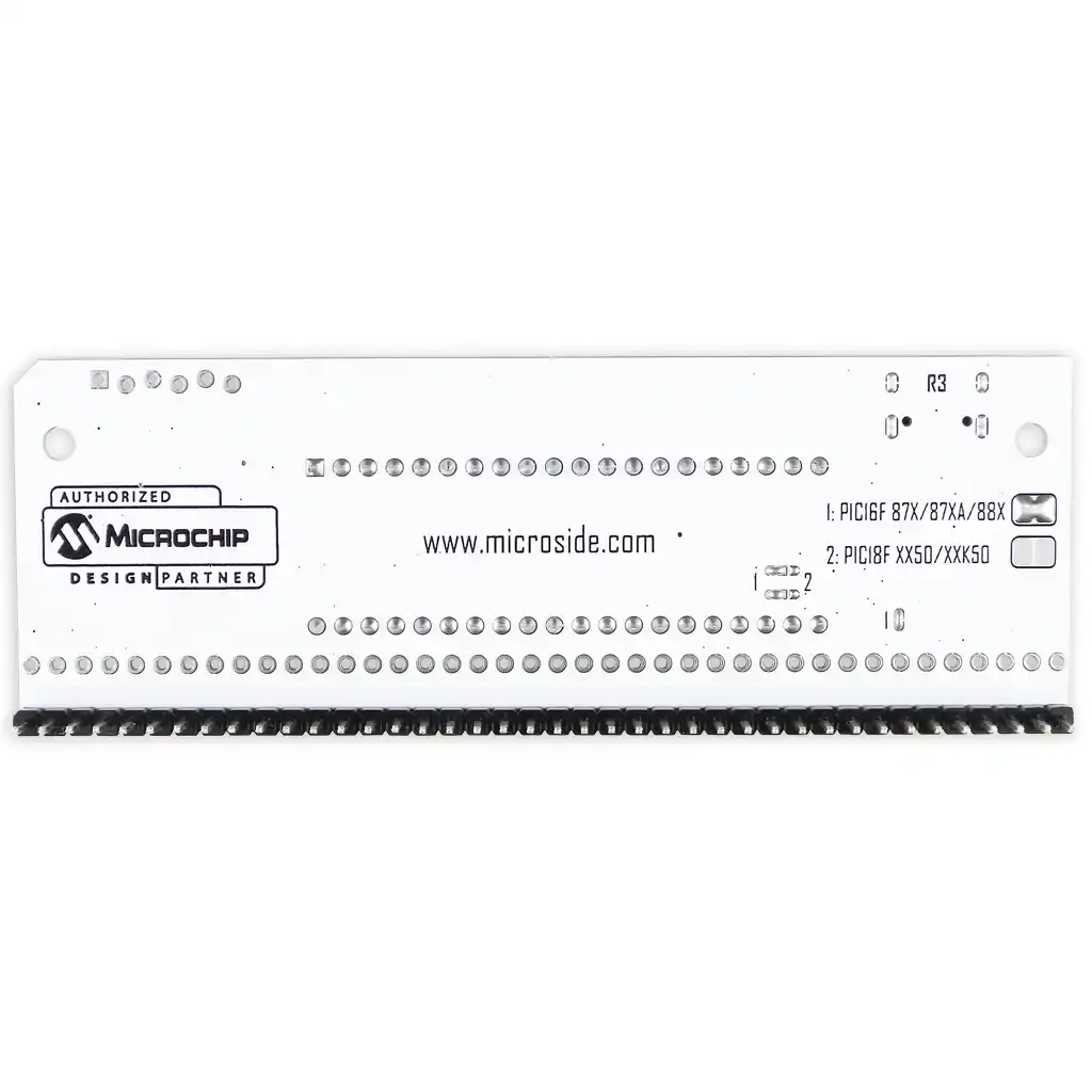 TARJETA DE DESAROLLO X-TRAINER LITE M PIC16F877A MICROSIDE 02.webp