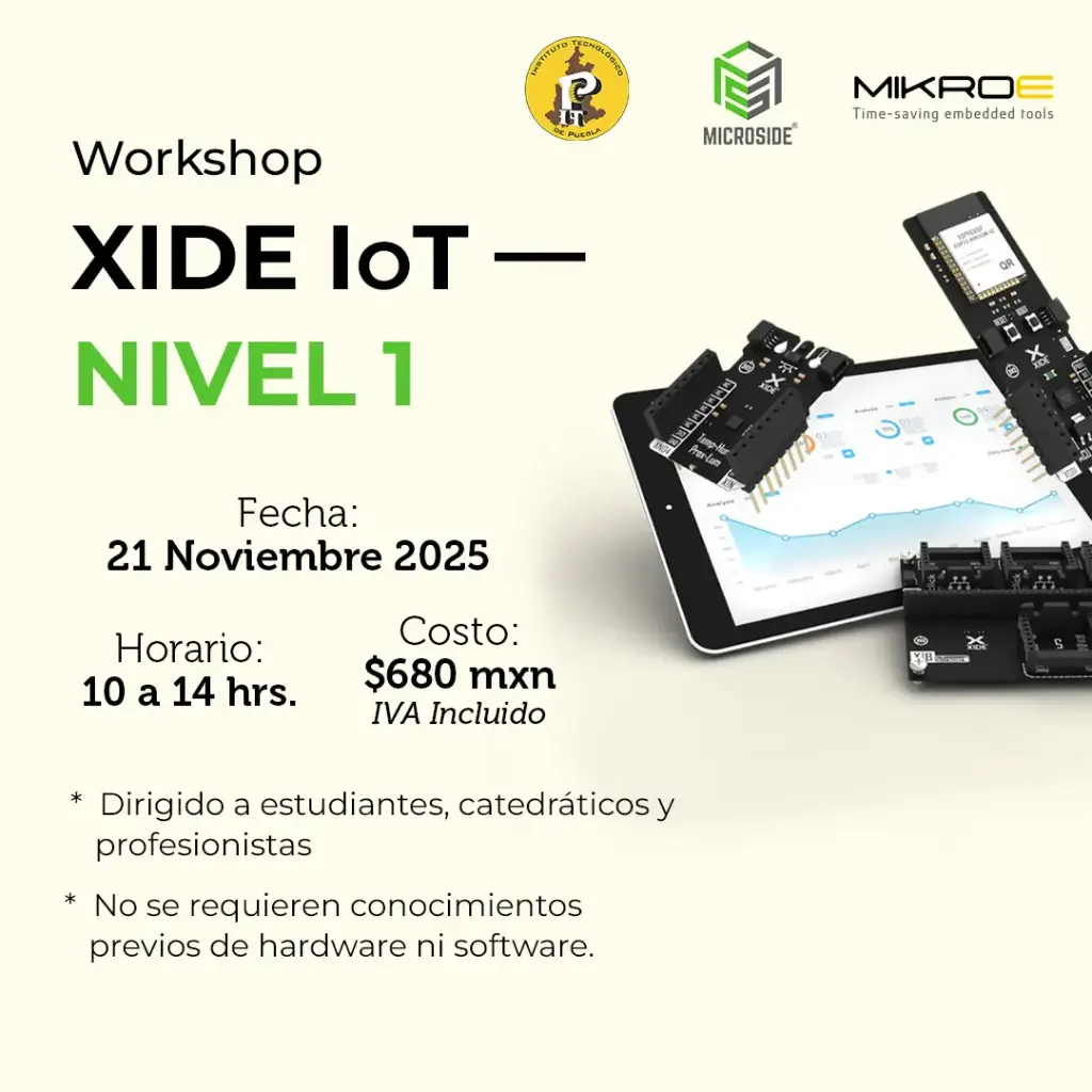 Workshop XIDE IoT Nivel 1 para ITP