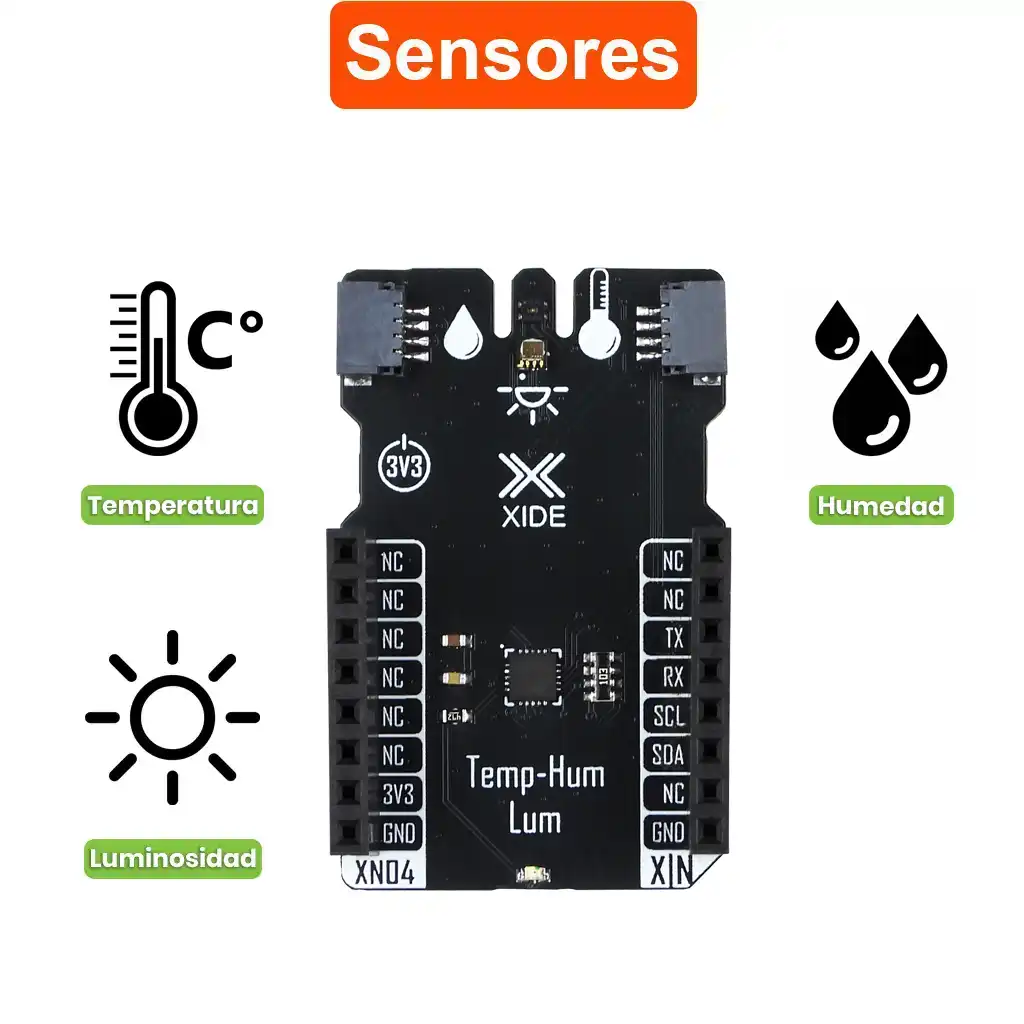 X-NODE TEMPERATURA - HUMEDAD - LUMINOSIDAD