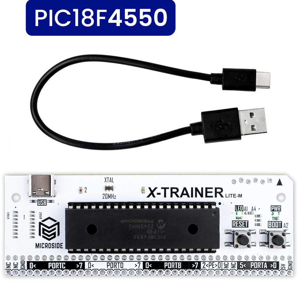 X-TRAINER LITE M PIC18F4550 ENTRENADOR