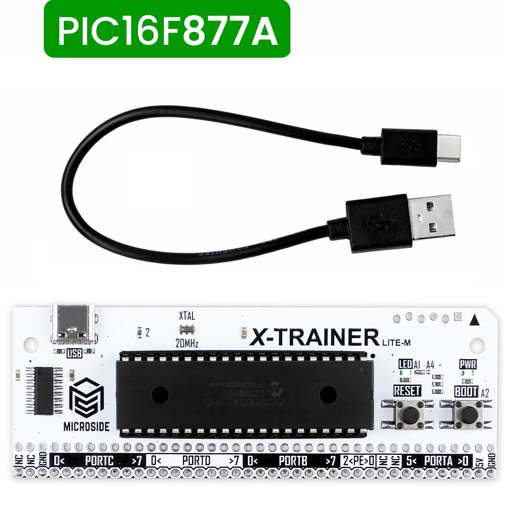 X-TRAINER LITE M PIC16F877A ENTRENADOR