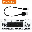 X-TRAINER LITE M PIC16F887 ENTRENADOR