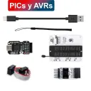 PROGRAMADOR XCU LT PARA PICs AVRs UART CON ADAPTADORES ZIF ICSP USB C