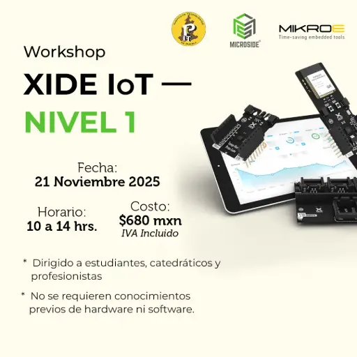 Workshop XIDE IoT Nivel 1 para ITP