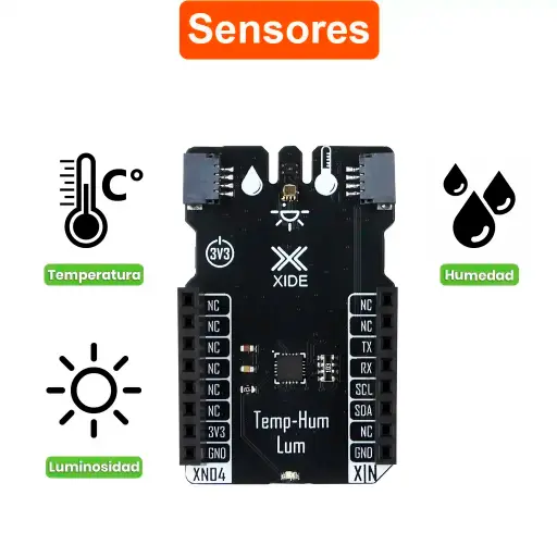 X-NODE TEMPERATURA - HUMEDAD - LUMINOSIDAD